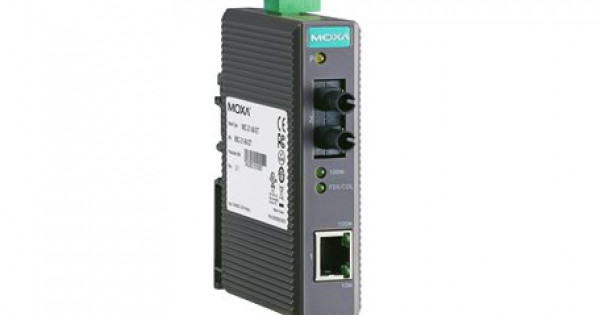 MOXA IMC-21-M-ST Ethernet to Fiber Converter | ManuAuto